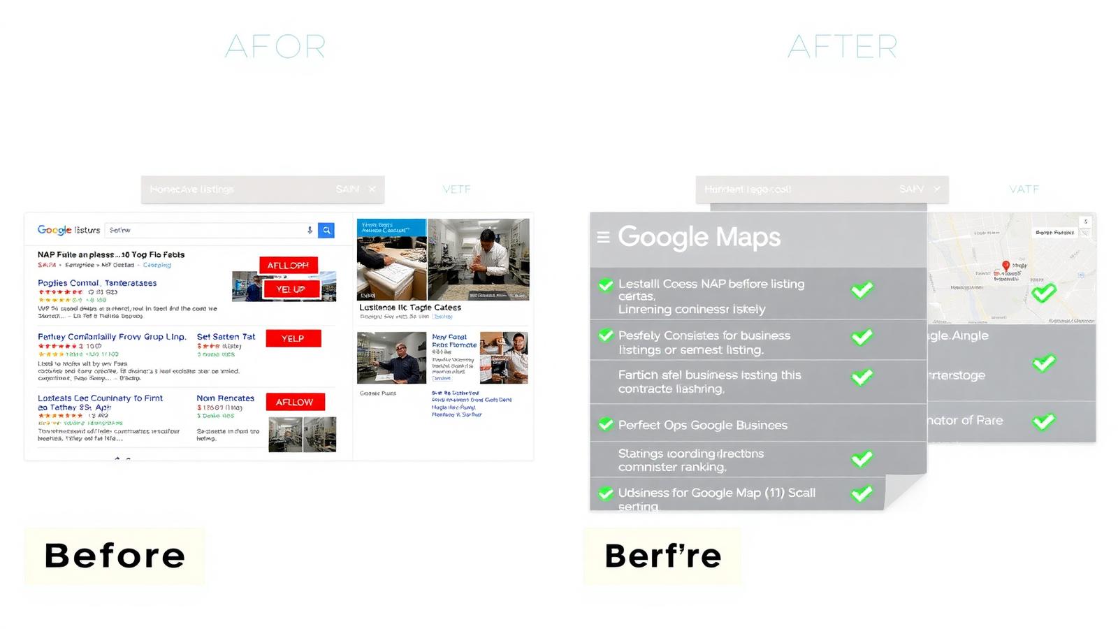 Contracting company ranking #1 in Google Maps Local 3-pack due to perfect NAP consistency.