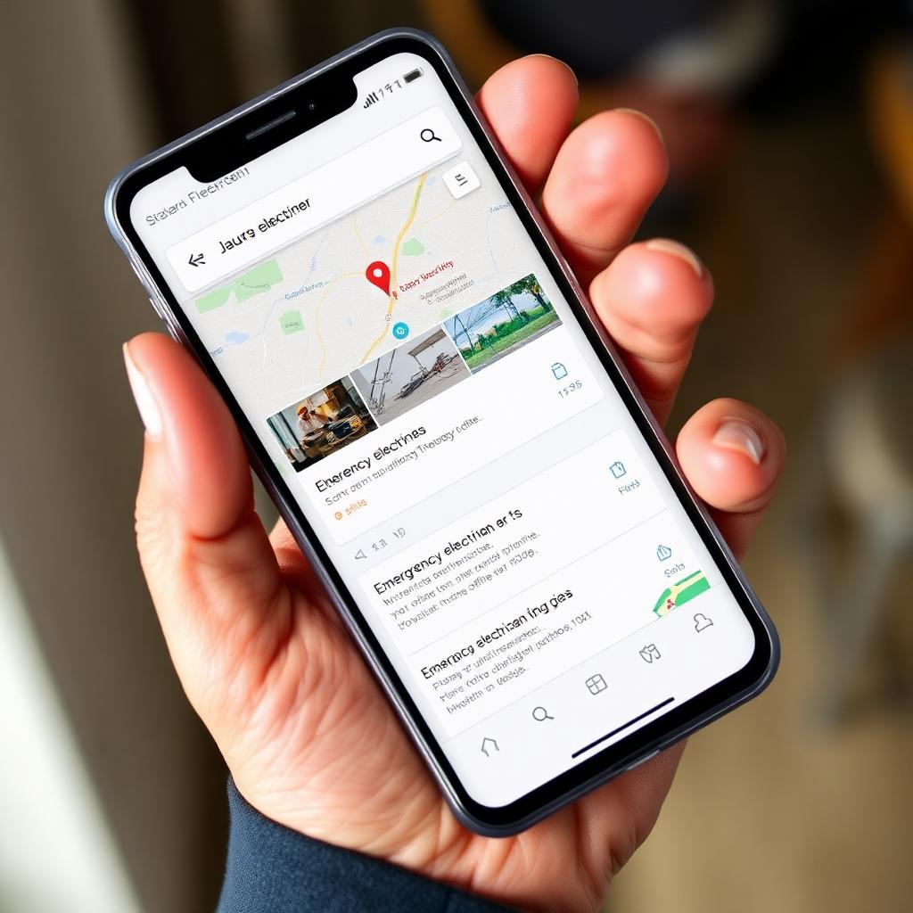 Electrical contractor ranking #1 on Google Maps in Louisiana for emergency repair.