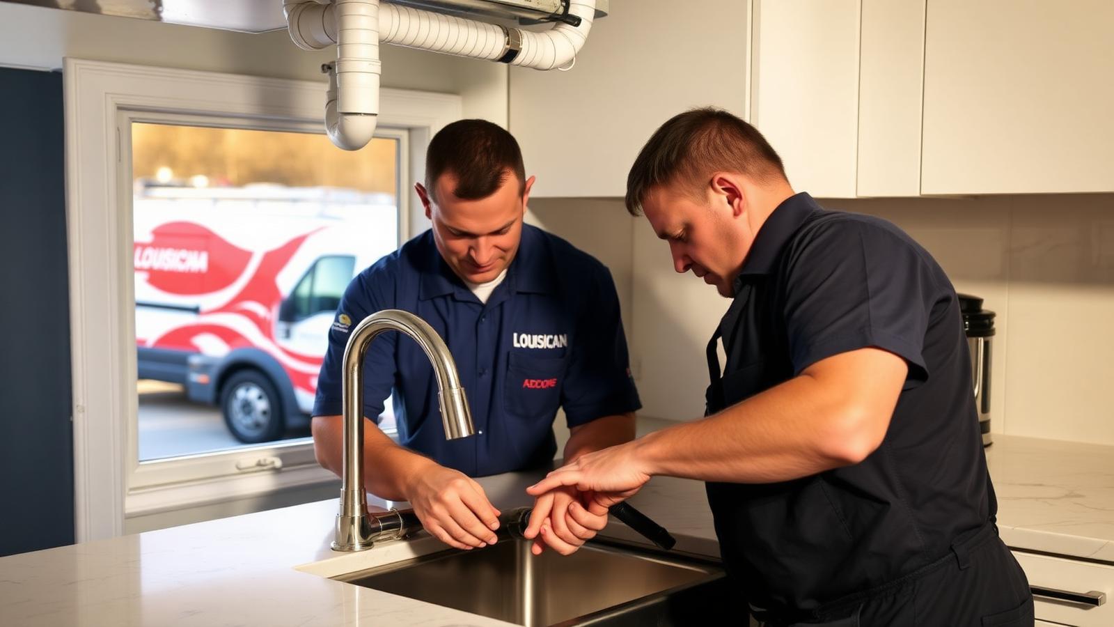 Louisiana plumbing contractor generating exclusive emergency leads through AIOSEOexpert.