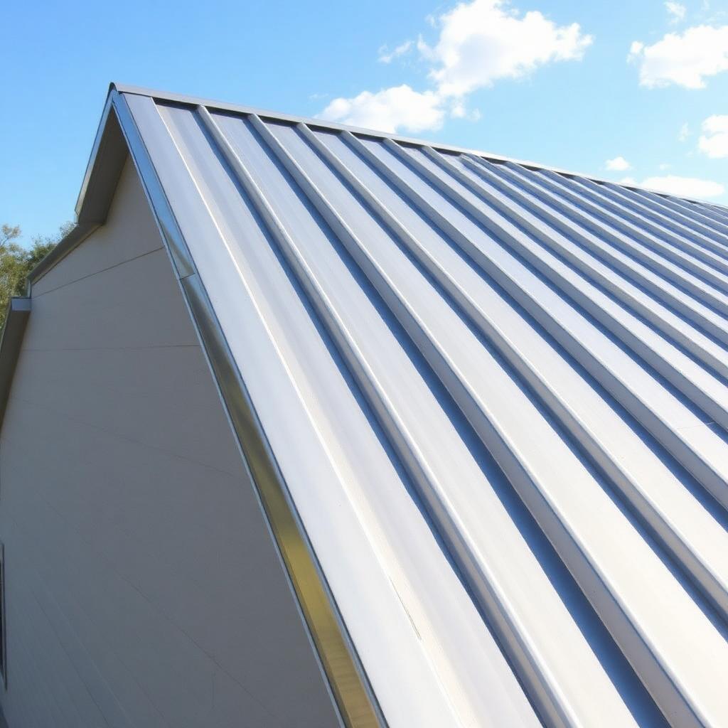 Standing seam metal roof installation on a Louisiana home — premium long-term roofing solution.